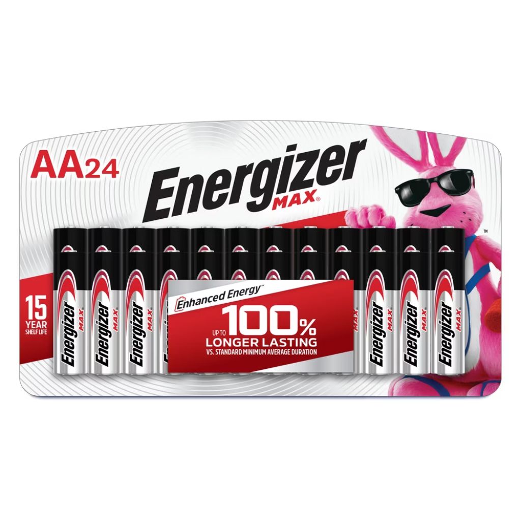 Energizer Max Alkaline Batteries - AA - 24 Batteries