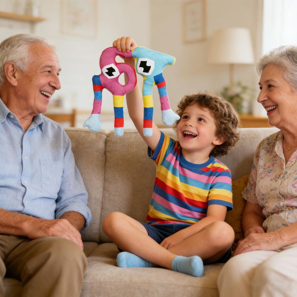 Plush Toy, 10 Inch Cute Plush, The Ideal Gift for Fans and Collectors (Purple)