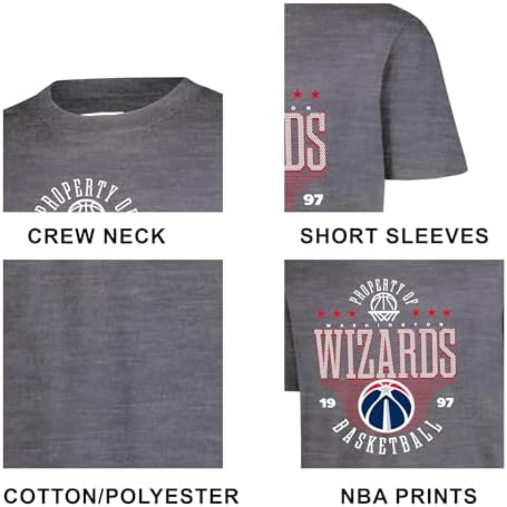 Ultra Game Youth NBA Official Utah Jazz T-Shirt - Size 14/16