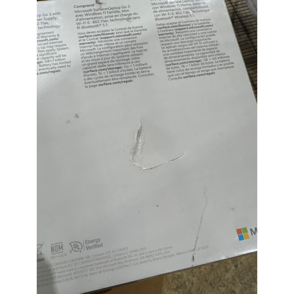 Microsoft Surface Laptop Go 3 12.4' Touch-Screen - Intel Core I5-1235U - 8GB Memory - 256GB SSD Windows 11 Home (Latest Model) - Platinum