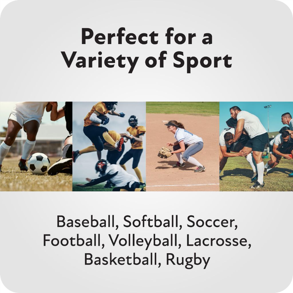Sof Sole All Sport Over-the-Calf Team Athletic Performance Socks (2 Pair), X-Small, Red