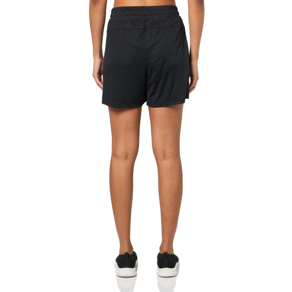 adidas Women's D4T Woven 3" Training Shorts - University of Washington, Black/Sand/Purple (Medium)