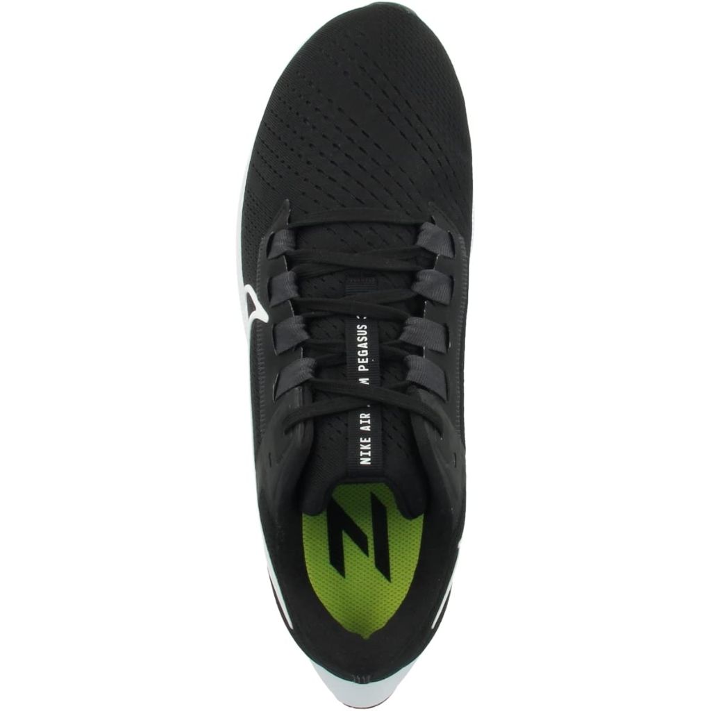 Nike Men's Air Zoom Pegasus 38 Running Shoes - Black/White/Anthracite, Size 10.5