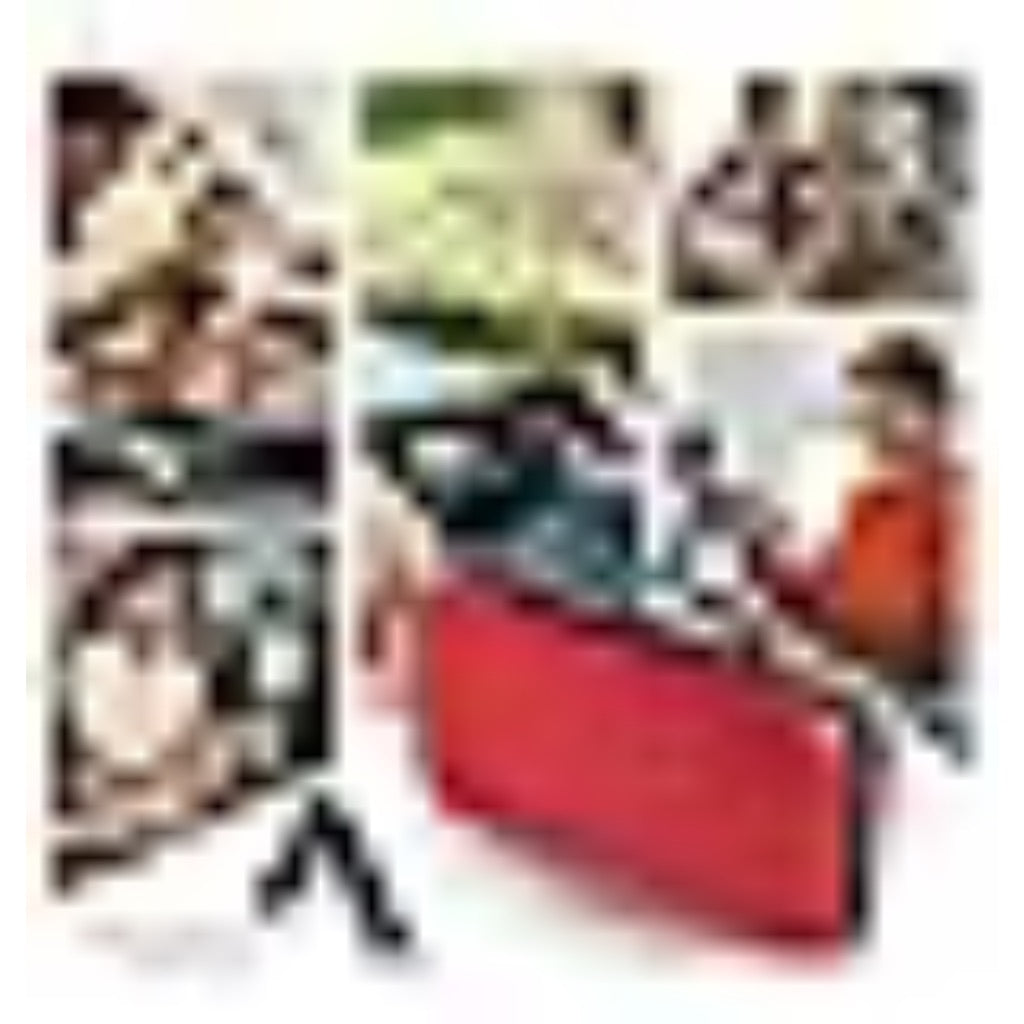 MOCADIA Carrying Case for Switch 2 ,Travel case for Nintendo Switch 2 (2025) Game Protector Hard Shell Bag with 24 Game and Host Card Slots & Accessories Storage Bag (Red blue)