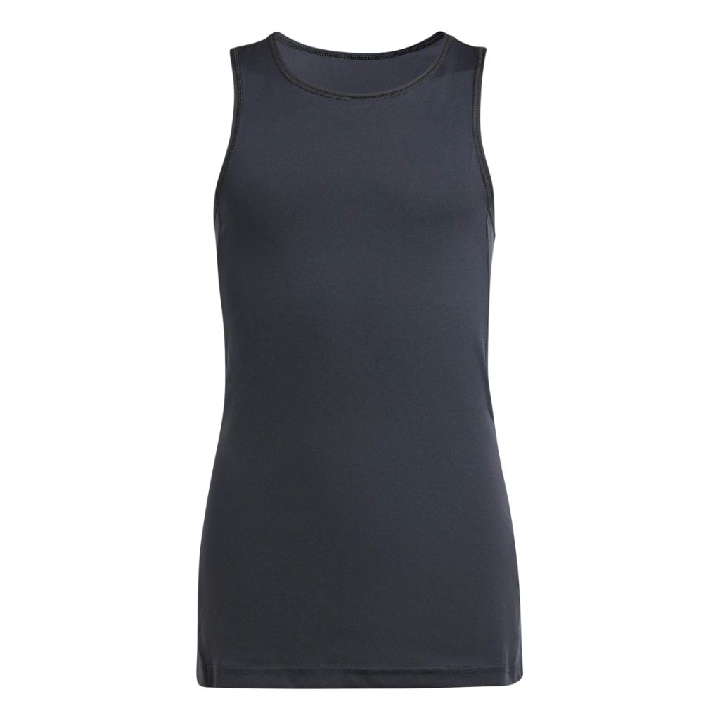 adidas Girls Club Tennis Tank Top - Black, Large