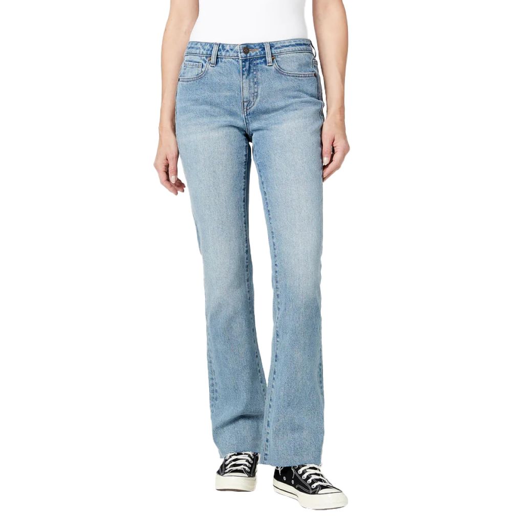 Buffalo David Bitton Women’s Queen Mid-Rise Bootcut Jeans, 28, Indigo