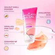 HIMALAYA PINKSALT Daily Scrub Cleansing Foam Gentle Moisture, 6.7 fl oz