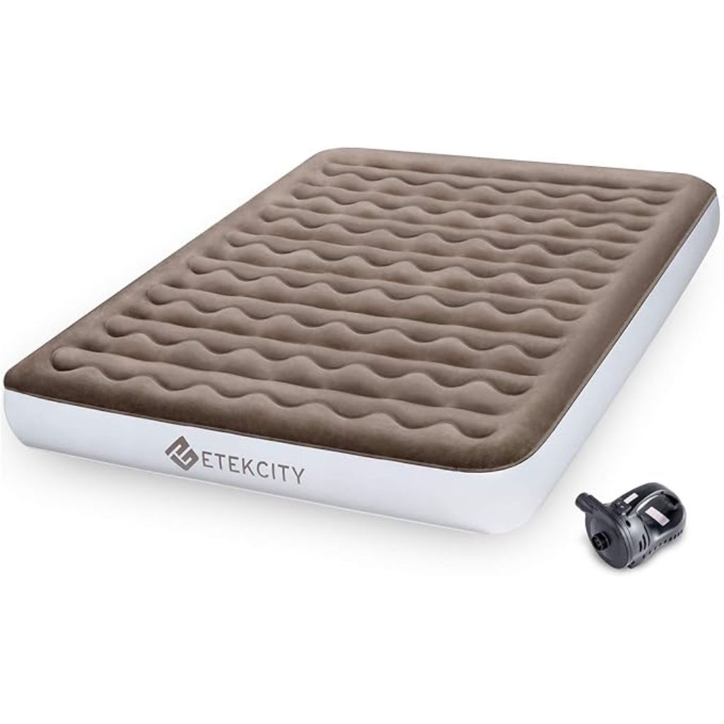 Etekcity Camping Air Mattress, Inflatable Mattress Air Bed Queen Size