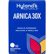 Hyland's Arnica Montana 30x Tablets, Natural Relief of Bruises, Quick Dissolving Tablets - 50ct