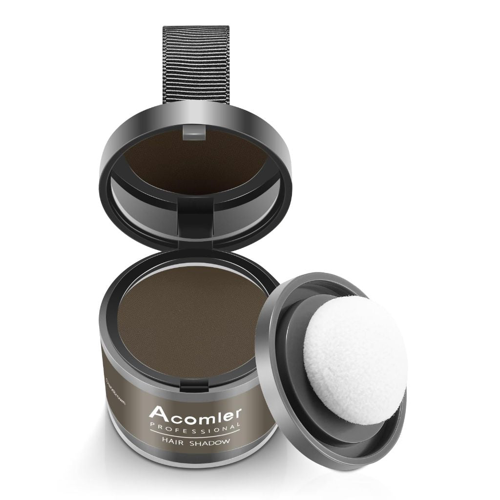 Acomler Instantly Root Touch Up Hair Color Hairline Shadow Powder (Dark Brown)