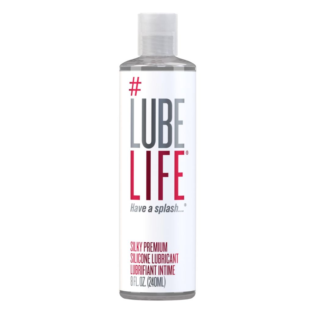LUBELIFE Silky Premium Silicone Lubricant, Unscented, Non-Sticky and Water-Resistant, 8oz