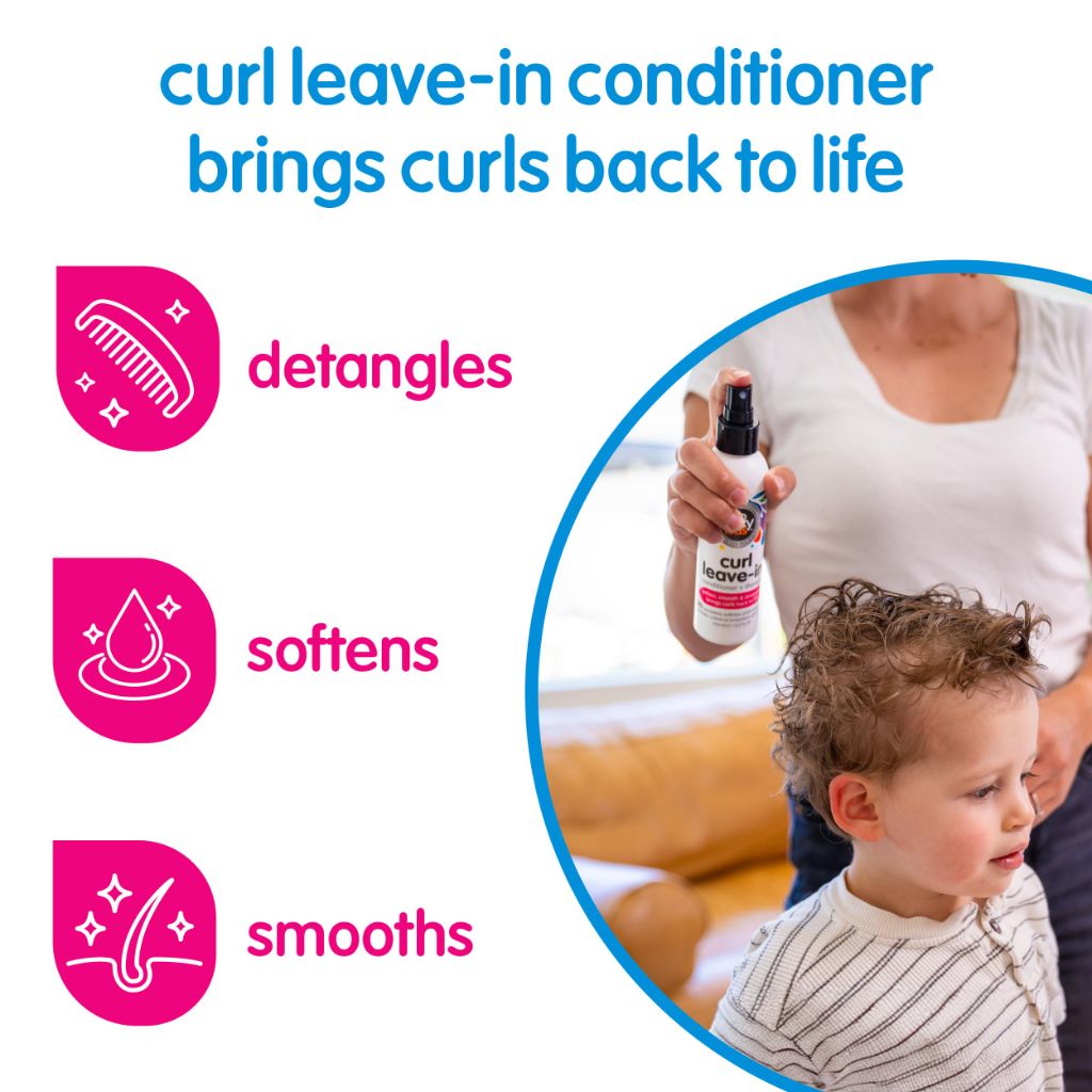SoCozy Leave In Conditioner Spray (5.2 Fl Oz) Detangler for Kids' Curly Hair