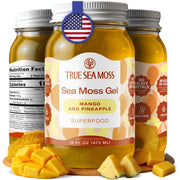 TrueSeaMoss Sea Moss Gel Superfood - Pineapple, 16 fl. oz.