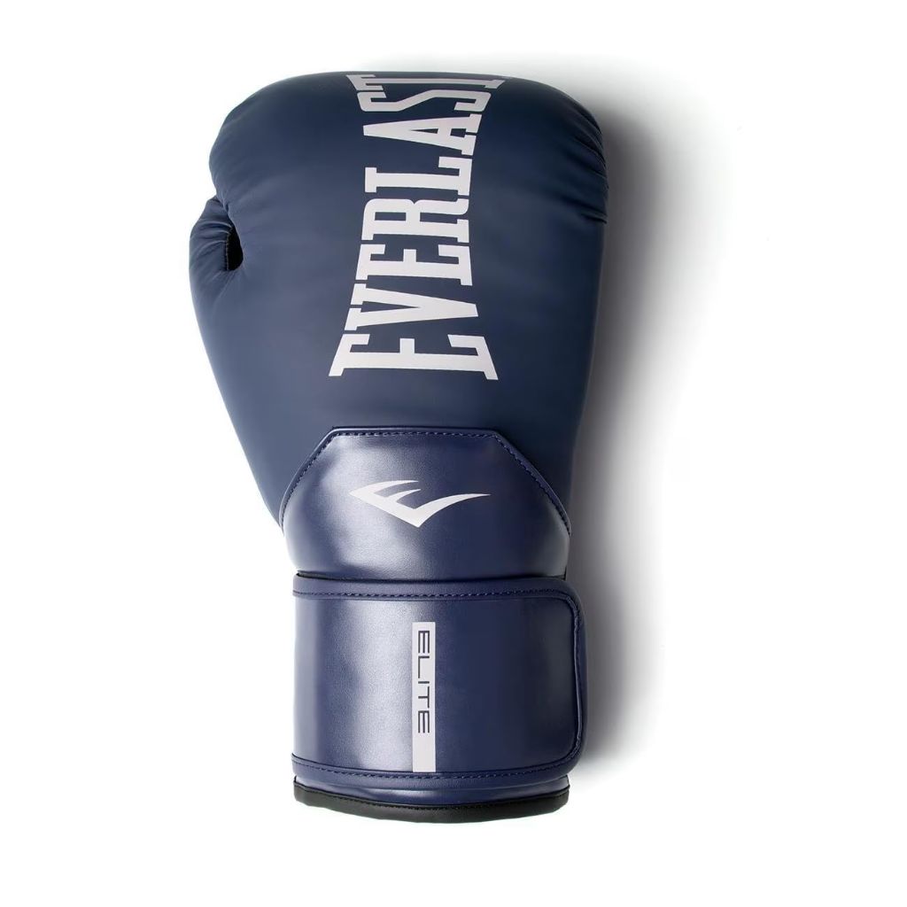 Everlast Elite 2 Boxing Gloves | Pro Training & Heavy Bag Gloves Navy, 14 oz