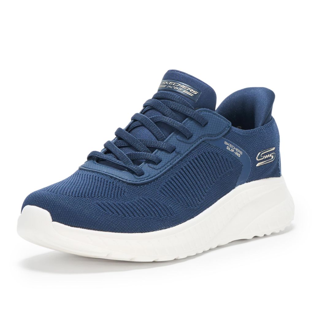 Skechers BOBS Women's,Hands Free Slip-INS BOBS Squad Chaos-Current Muse Navy ,13 M US