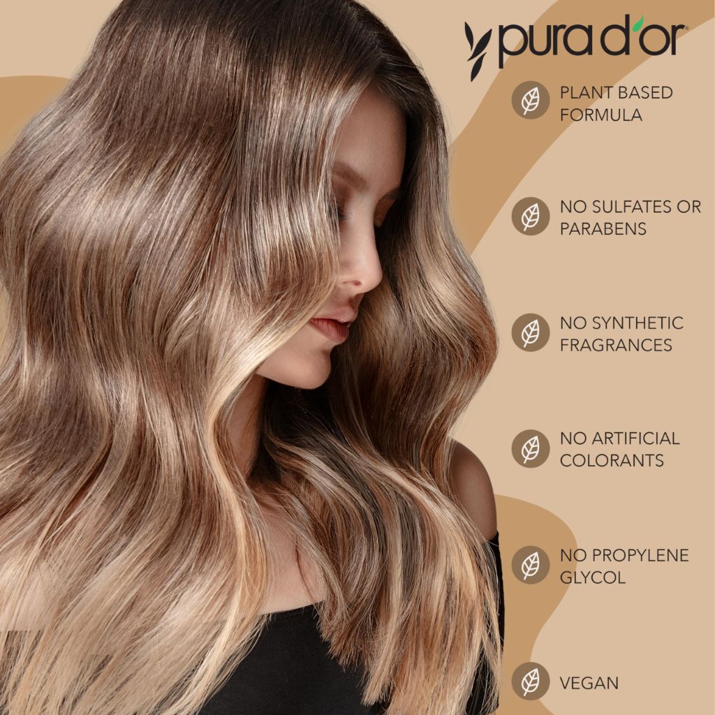 PURA D'OR 16 Oz Clinically Formulated Biotin Shampoo