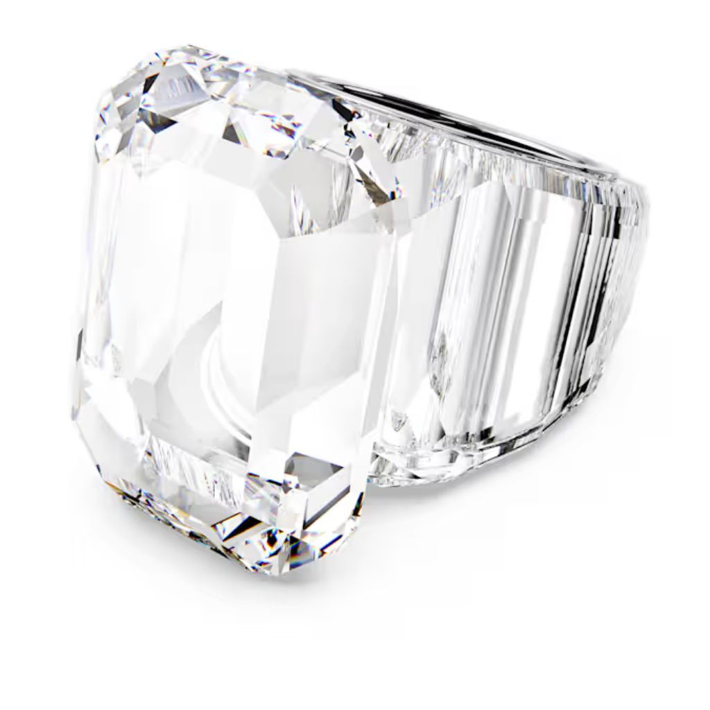 Swarovski Lucent cocktail ring Octagon cut - White 52