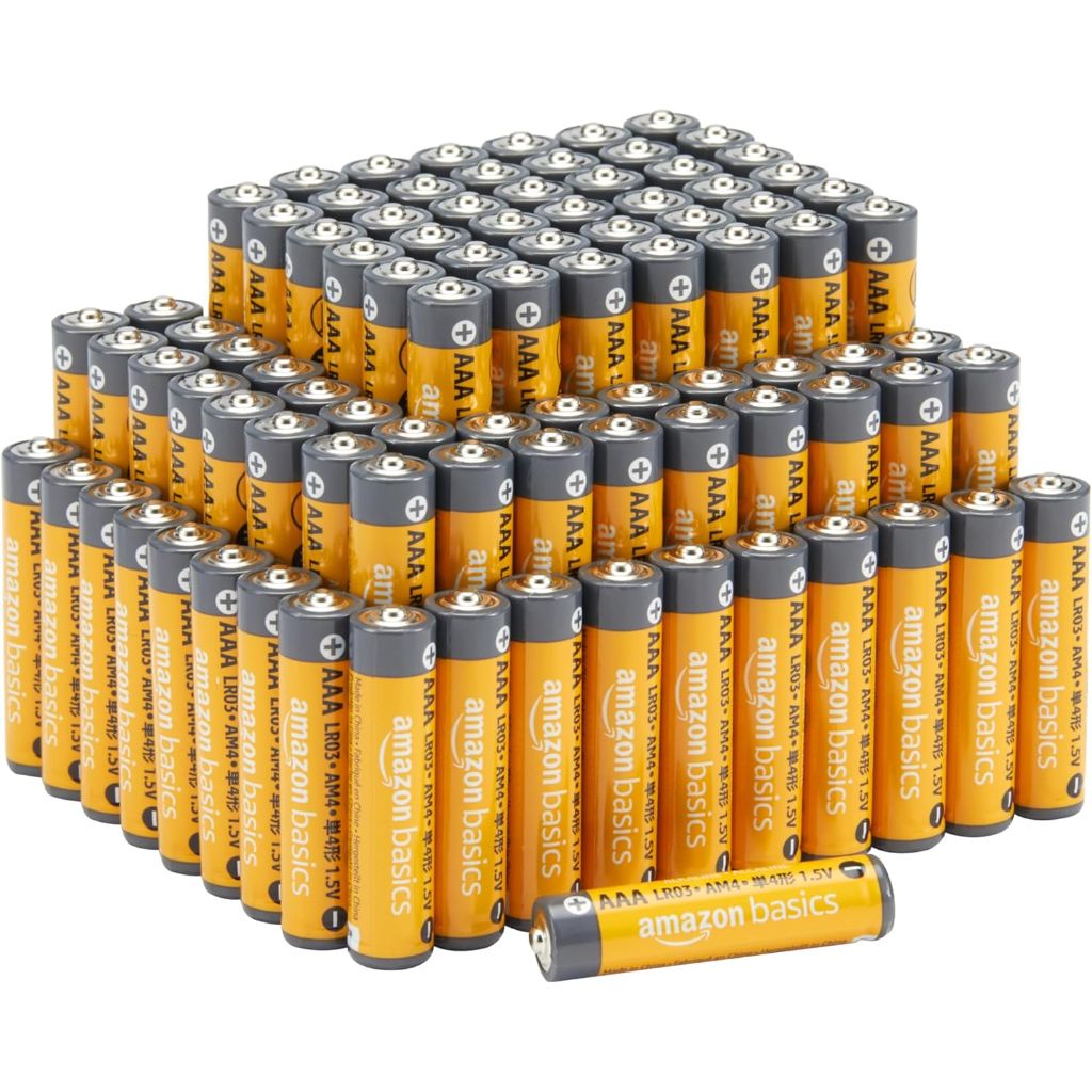 Amazon Basics High-Performance Alkaline Batteries - AAA - 100ct