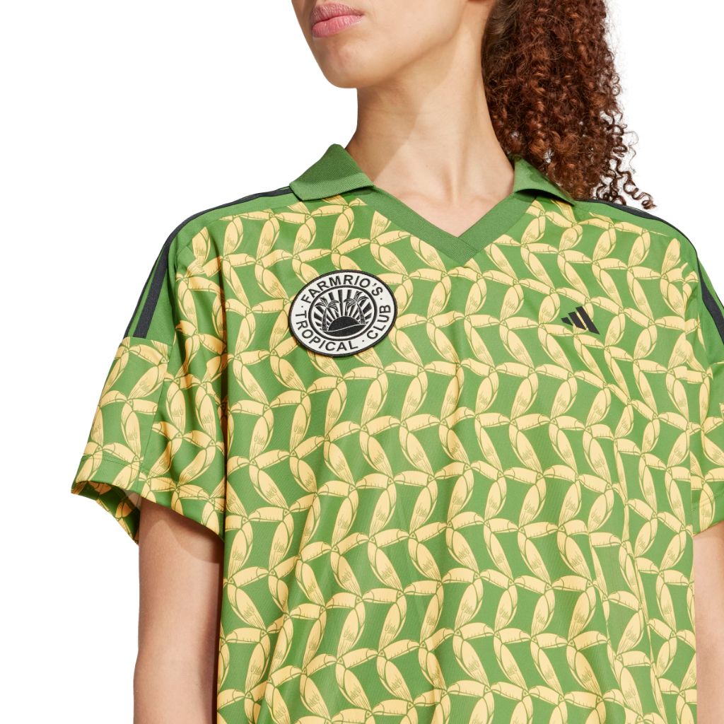 didas Women's X Farm Tiro Sportswear T-Shirt - Crew Green/Semi Spark, XXS