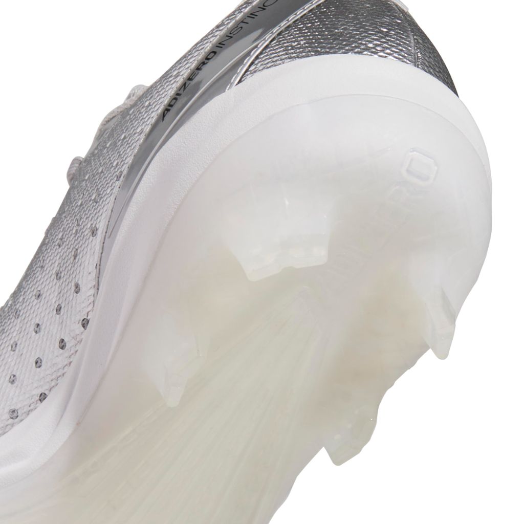 Adidas Womens Adizero Instinct Silver Speed Molded Softball, Silver Metallic/Black/Grey, 9