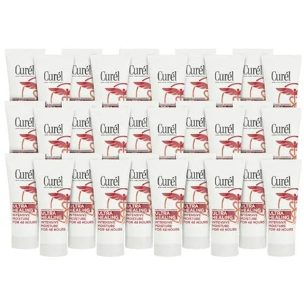 Curel Ultra Healing Intensive Fragrance-Free Lotion For Extra-Dry Skin  Dermatologist Recommended  Ideal for Sensitive Skin  Cruelty Free  Paraben Free  1 oz x Pack of 30