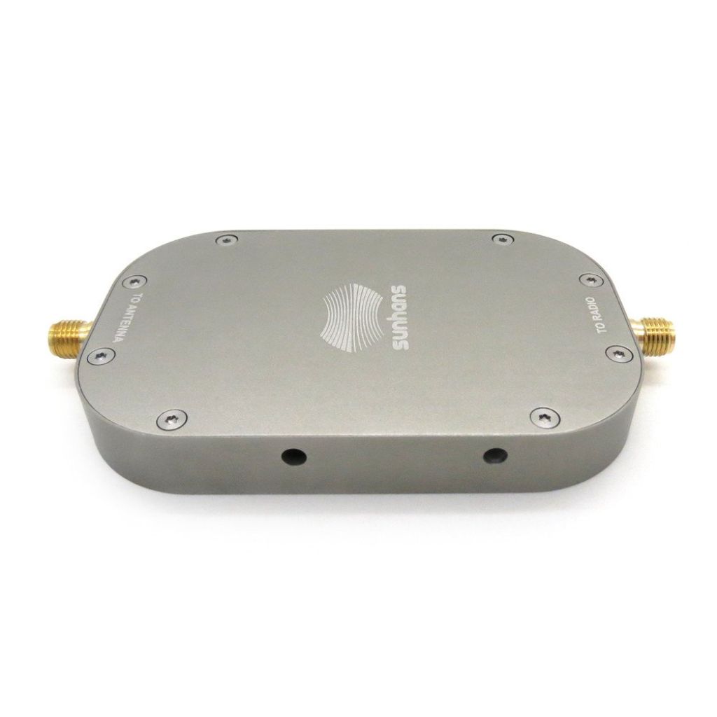 Sunhans eSunRC RC Wireless Signal Booster, 2.4GHz and 5.8GHz Dual Band 2000mW 33dBm UAV WiFi Signal Booster Amplifier Repeater Extender Ultralight 2.7oz (77g), for Drones, UAV, RC