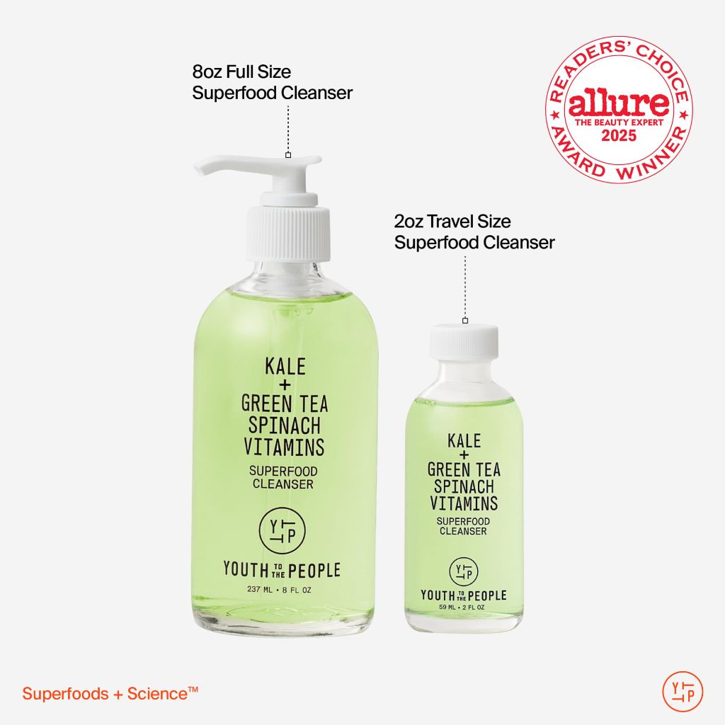 Youth To The People The Headliners Skincare Giftset - 2-Pc Superfood Antioxidant Face Cleanser Set,