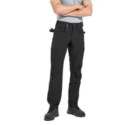 SZ 34W x 30L DURAWERK Men's 4-Way Stretch Cargo Pants,  (Black)