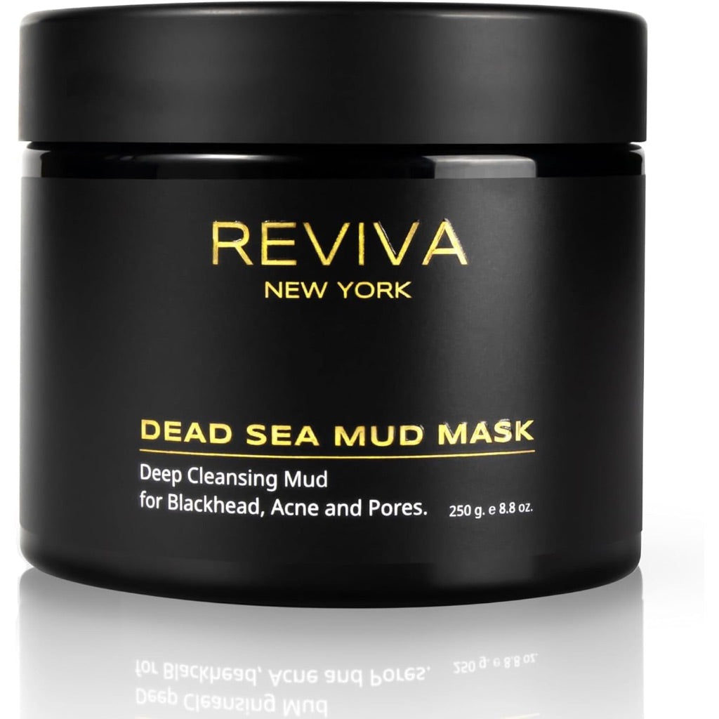 Dead Sea Mud Mask for Face and Body - Clay Mask for Blackhead Remover, Acne Treatment and Pore Minimizer - Organic Clay Mask for Men & Women - Deep Cleansing Recovery Mud Mask for Skincare