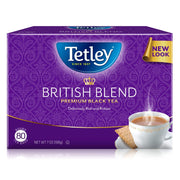 Tetley British Blend Premium Black Tea, Regular, 80 Teabags (Pack of 1)
