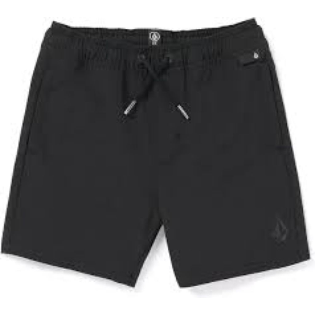 Volcom Boy's Little Boys Nomoly Hybrid Short, Black, 7