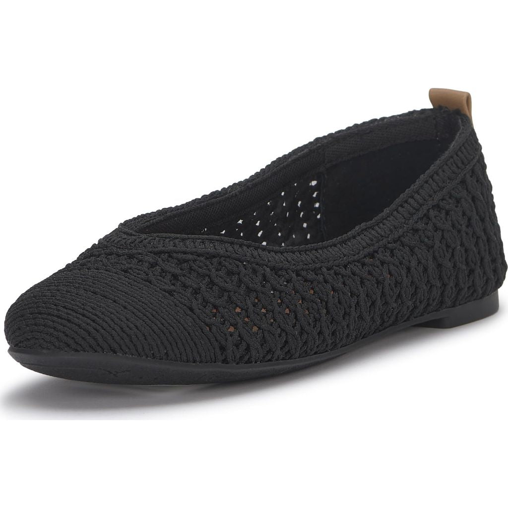 SZ 11M, Lucky Brand Emmielu Knit Ballet Flat | Black