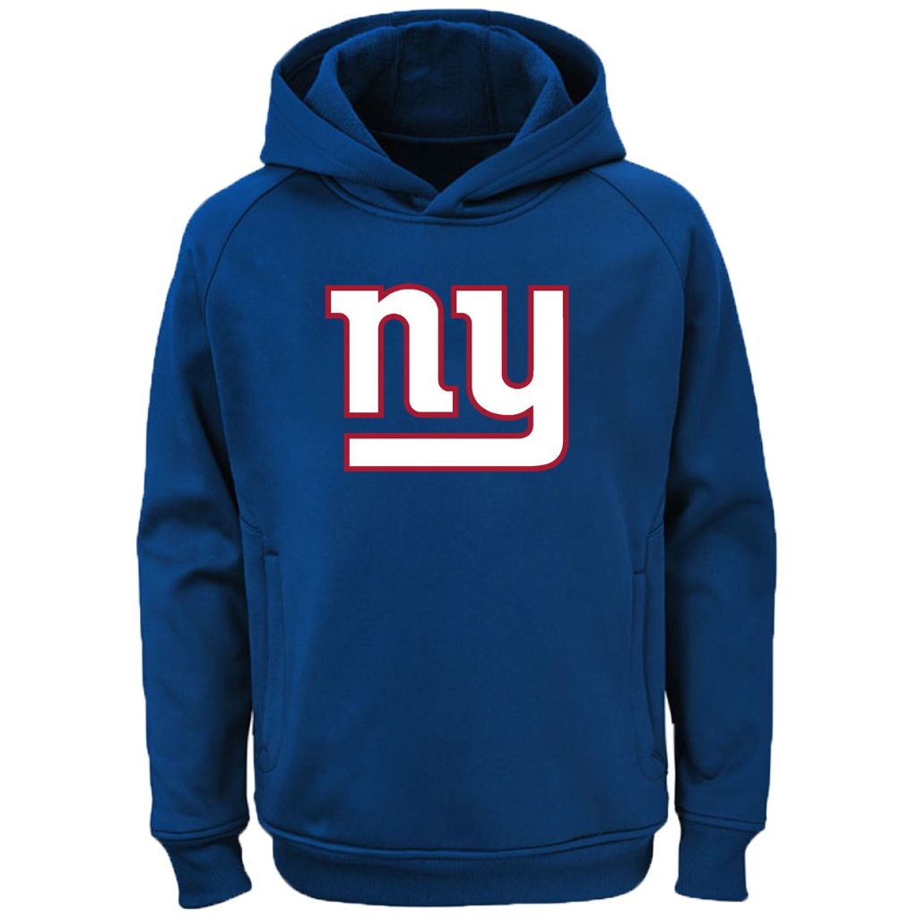 SZ XL 18/20, Outerstuff NFL Kids Primary Logo Pullover Sweatshirt Hoodie - New York Giants Blue