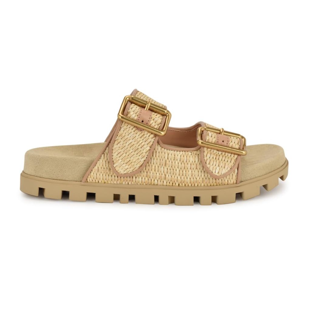 Nine West Women's Timma Sandal, Light Natural/Tan 110, 11