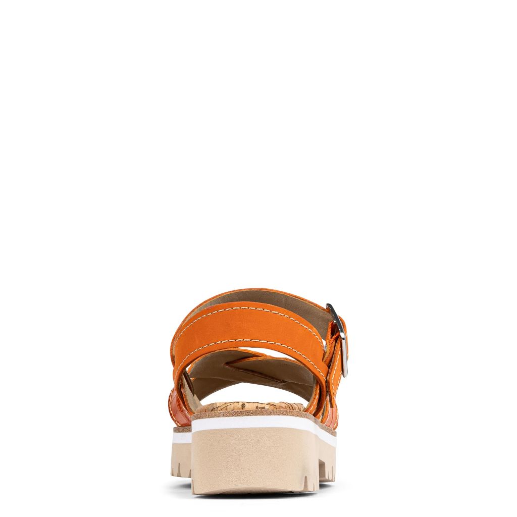 Donald Pliner Women's Lug Sole Slingback Sandal, Saddle - size 6