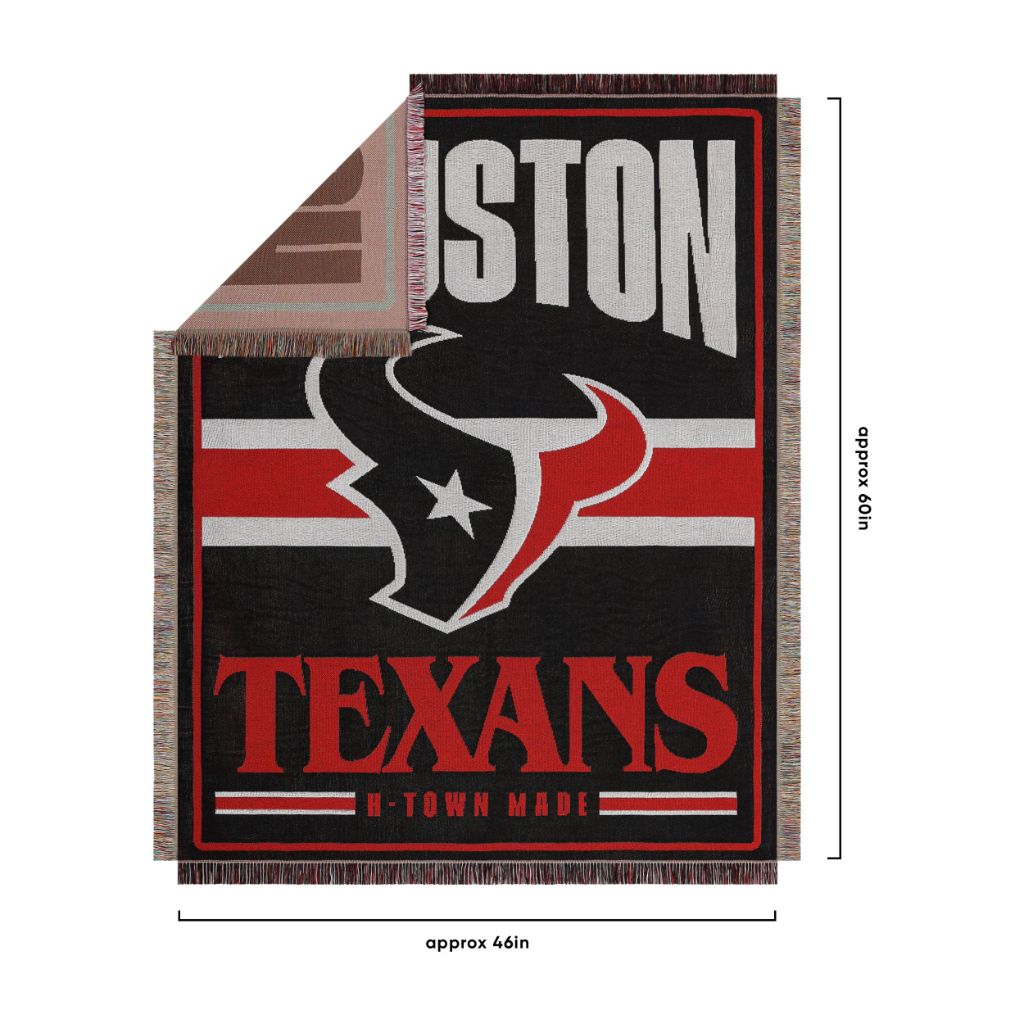 FOCO Houston Texans NFL Team Logo Woven Tapestry - 46" x 60"