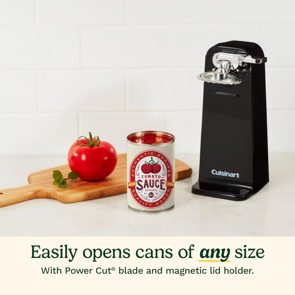 Cuisinart Deluxe Electric Can Opener, Black