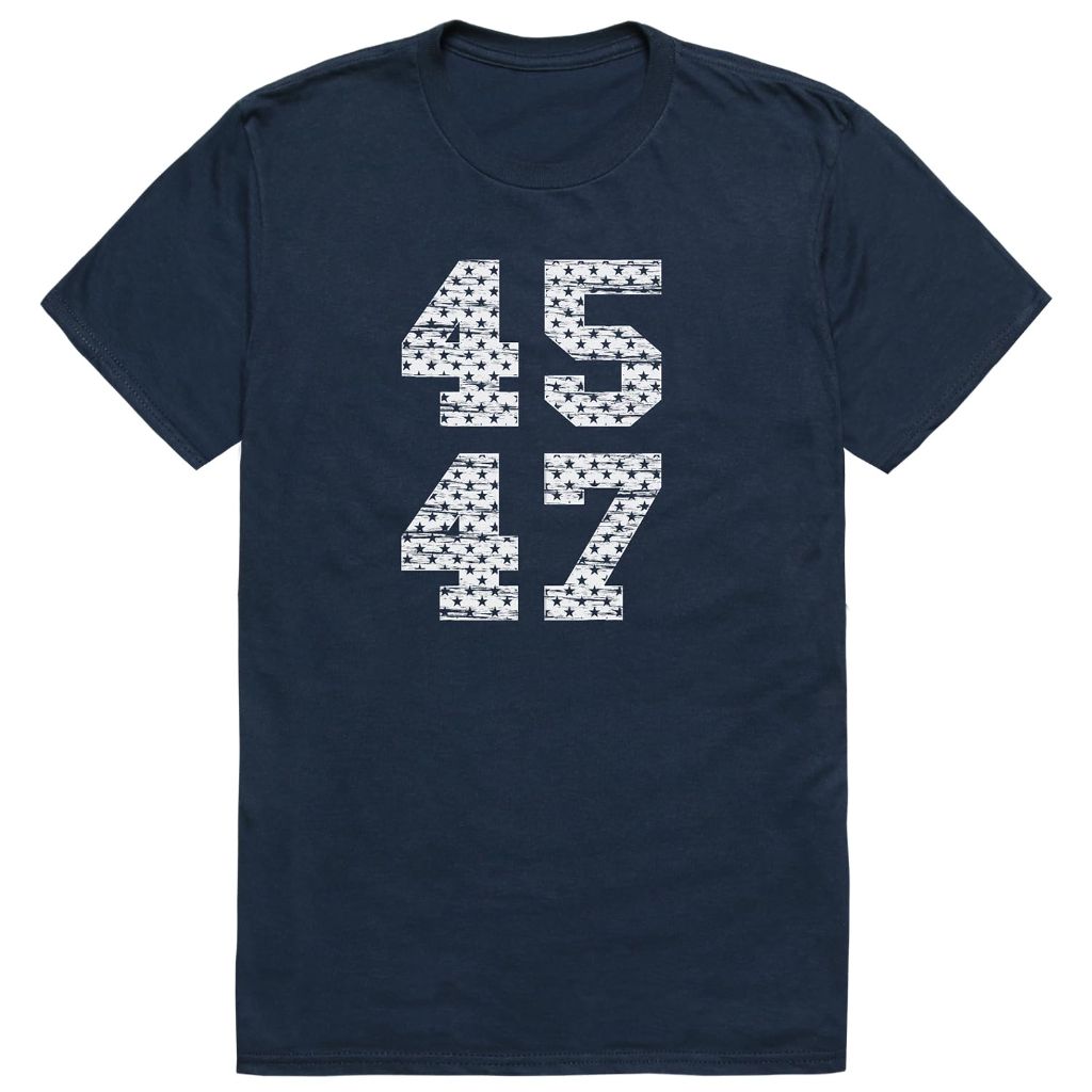 Distressed Campaign T's Trump Navy, XL