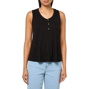 Star Vixen Women's Ribbed Tank-Top - Black, Size Petite XL