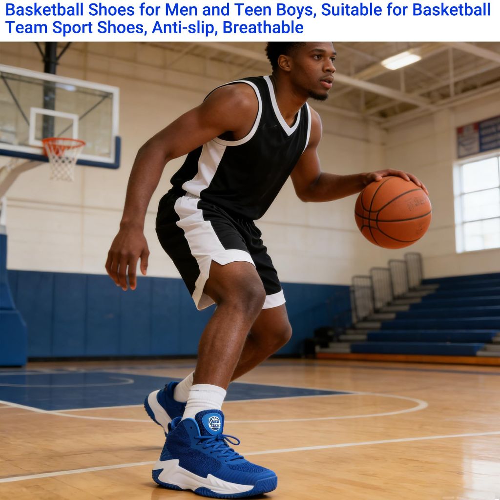 Beita Mens Basketball Shoes, Blue - size 9.5