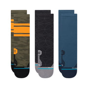 Stance Smallnt 3 Pack Socks (Large, Multi)