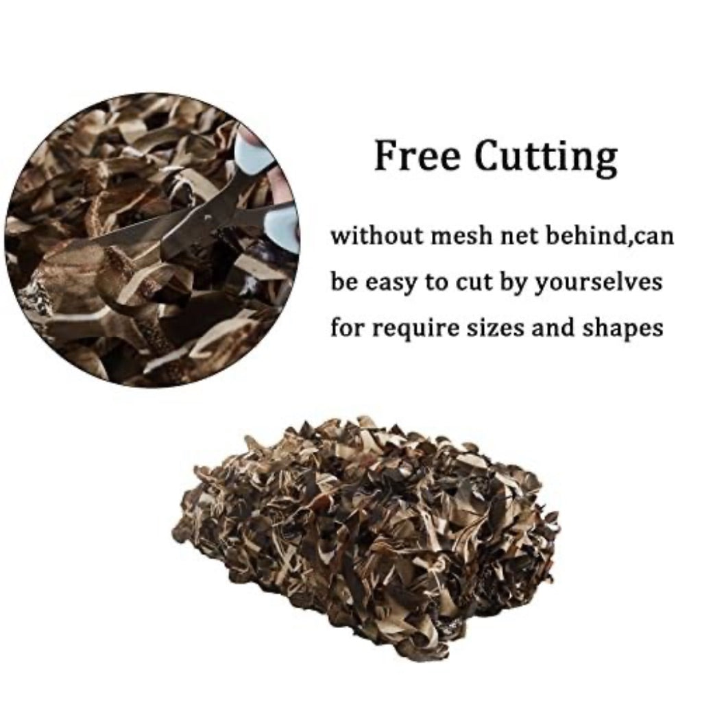 Senmortar Bulk Roll Camouflage Netting, Dry Grass Camo 5 X 23 Ft