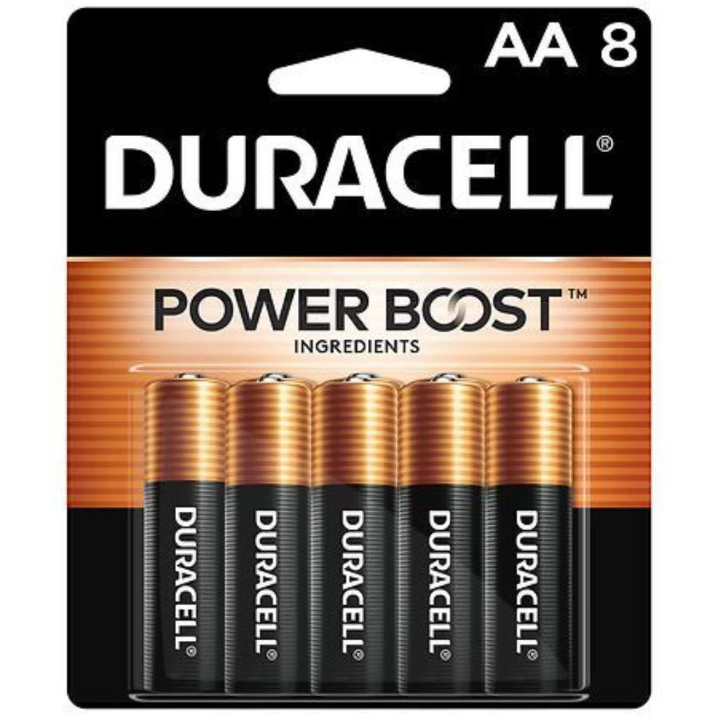 Duracell Coppertop 1.5V Alkaline Batteries - AA - 8 Pack