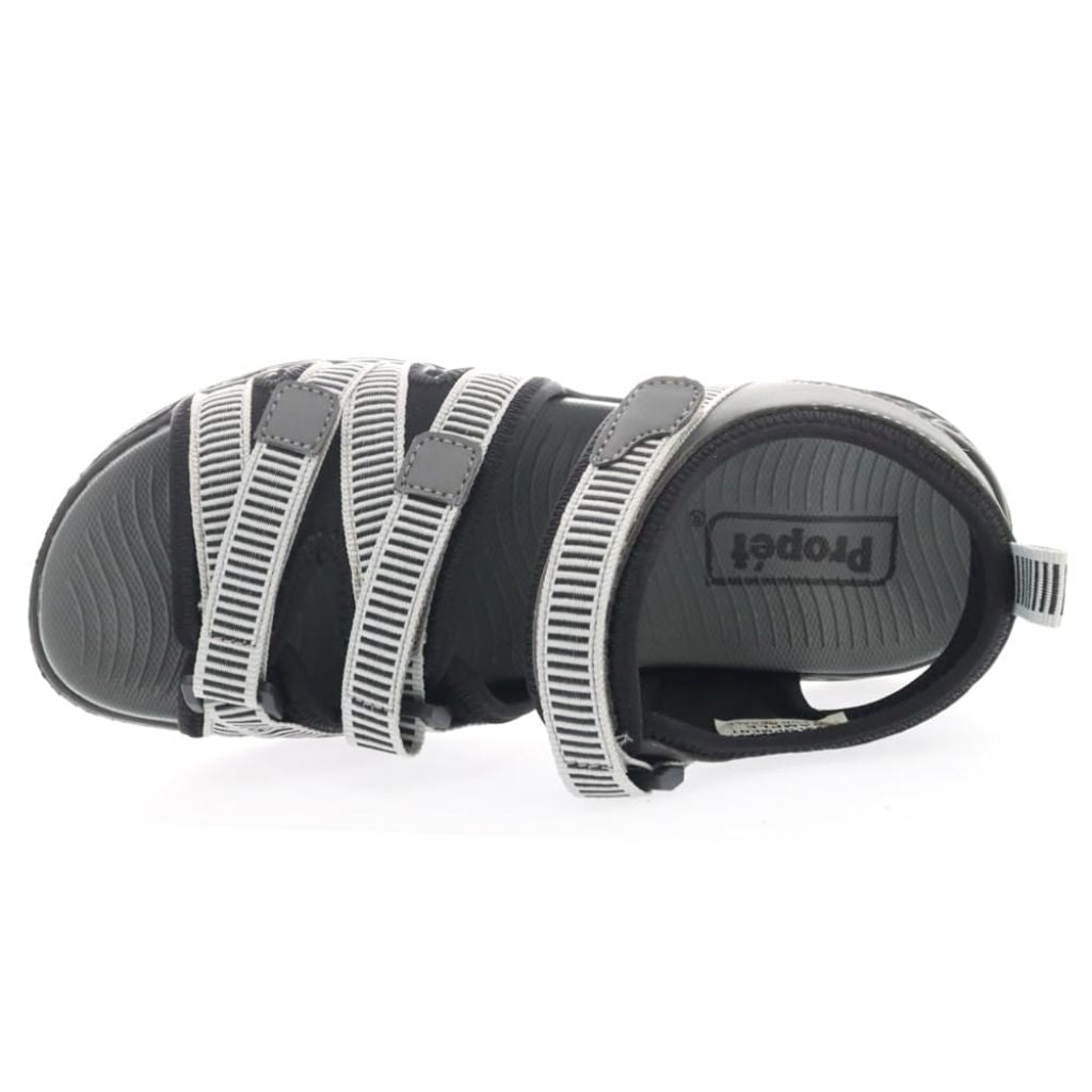 Propét Women's TravelActiv Adventure Sandals, Lt Grey - size 11 X-Wide