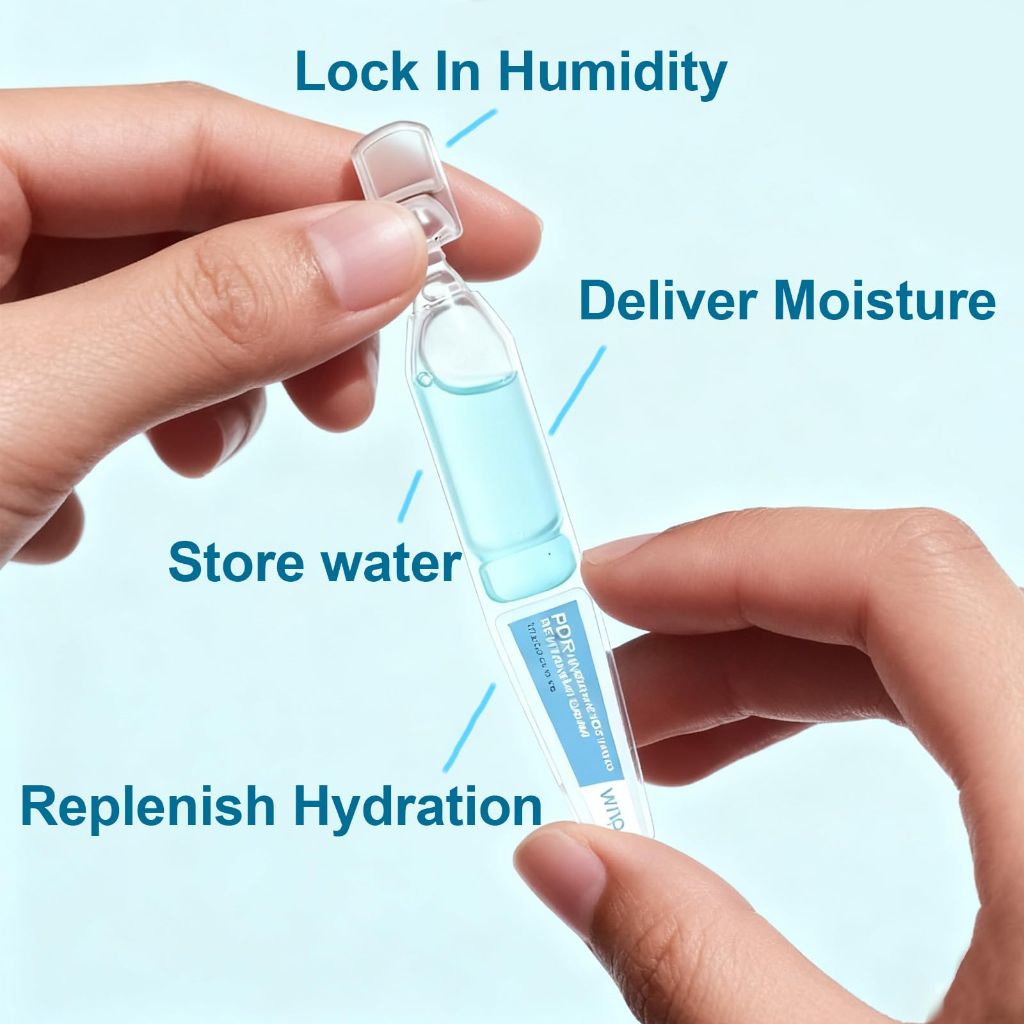 Salmon DNA Serum, Containing PDRN, Hyaluronic Acid, and Niacinamide, Anti-Wrinkle and Brightening - 30 Individually Packaged Vials