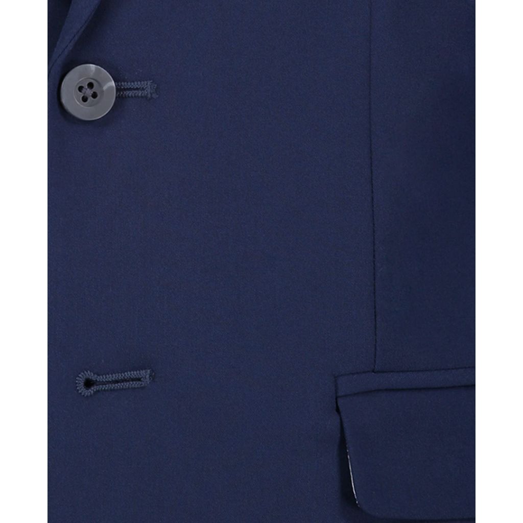 Izod Boys' Bi-Stretch Blazer Jacket Suit, Bank Blue, 14