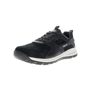 SZ 15, Propét Men's Visp Waterproof Shoe, Black Suede US