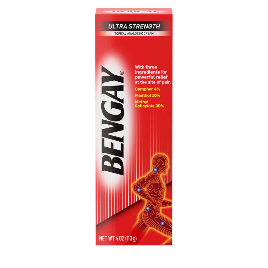 Bengay Ultra Strength Topical Pain Relief Cream, Non-Greasy  4 OZ