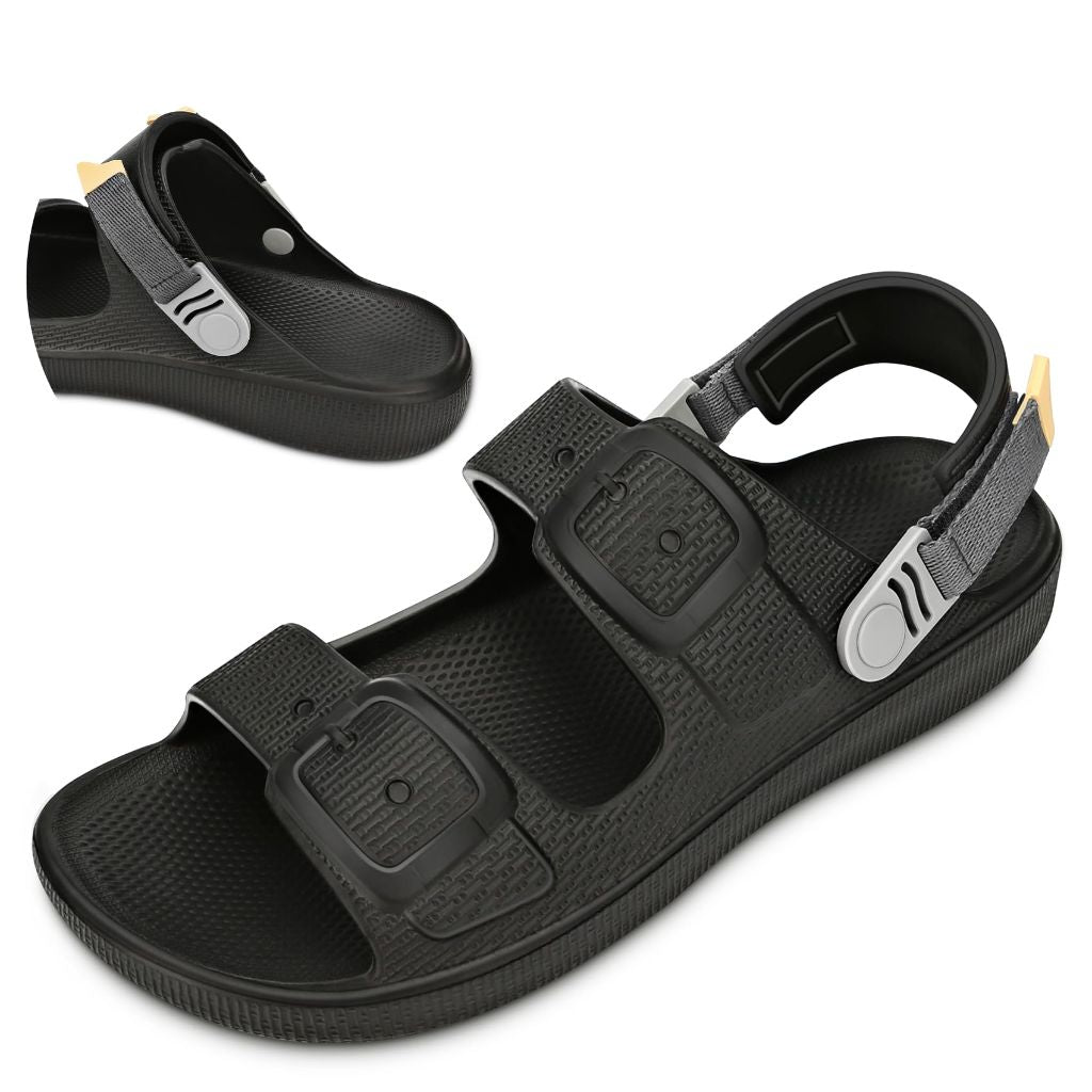 BBMVP Mens Sandals, Beach Sandals & Slides, 8-12 Black