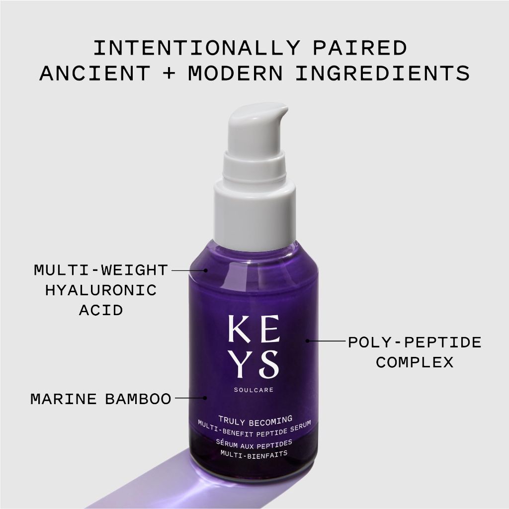 Keys Soulcare Truly Becoming Multi-Benefit Peptide Serum - 1 fl. oz.